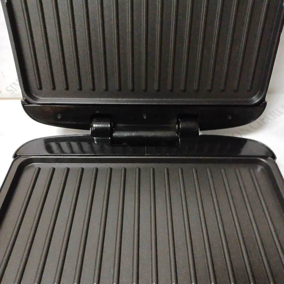 GEORGE FOREMAN MEDIUM REMOVABLE PLATES GRILL, BLACK [24330]
