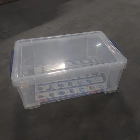 BOXED PLASTIC STORAGE BOX