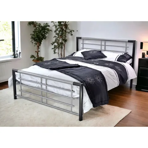 BOXED KIRKE BED FRAME - SIZE UNSPECIFIED (2 BOXES)