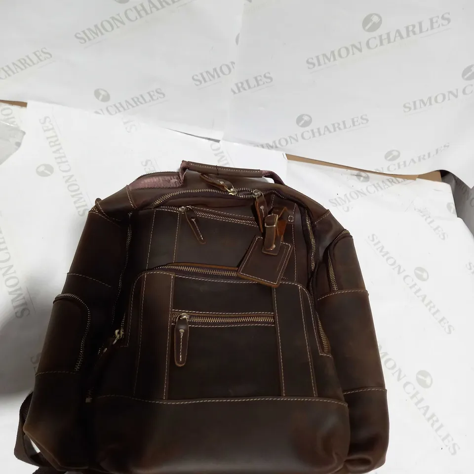 LANNSYNE COLLEGE BACKPACK - BROWN