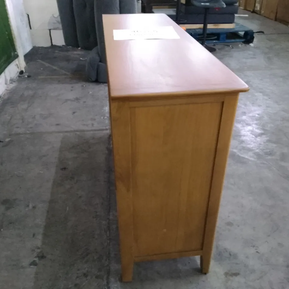 6 DRAWER SIDEBOARD - OAK FINISH