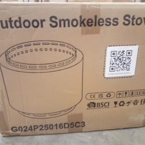 BOXED OUTDOOR SMOKELESS STOVE 