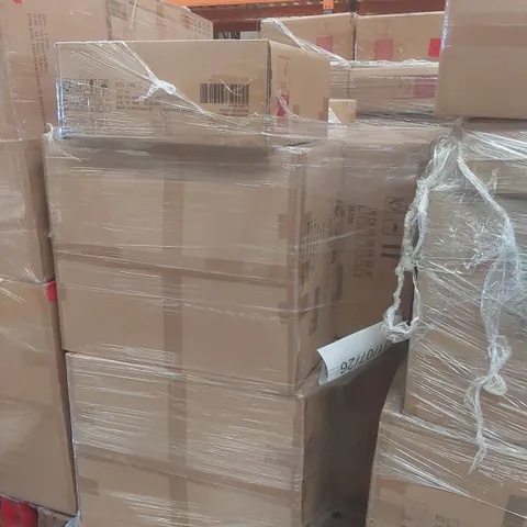 PALLET CONTAINING A VERY LARGE QUANTITY OF ASSORTED DESIGNER FURNITURE PARTS INCLUDING: DINING TABLE PARTS, GARDEN CHAIR PARTS ECT