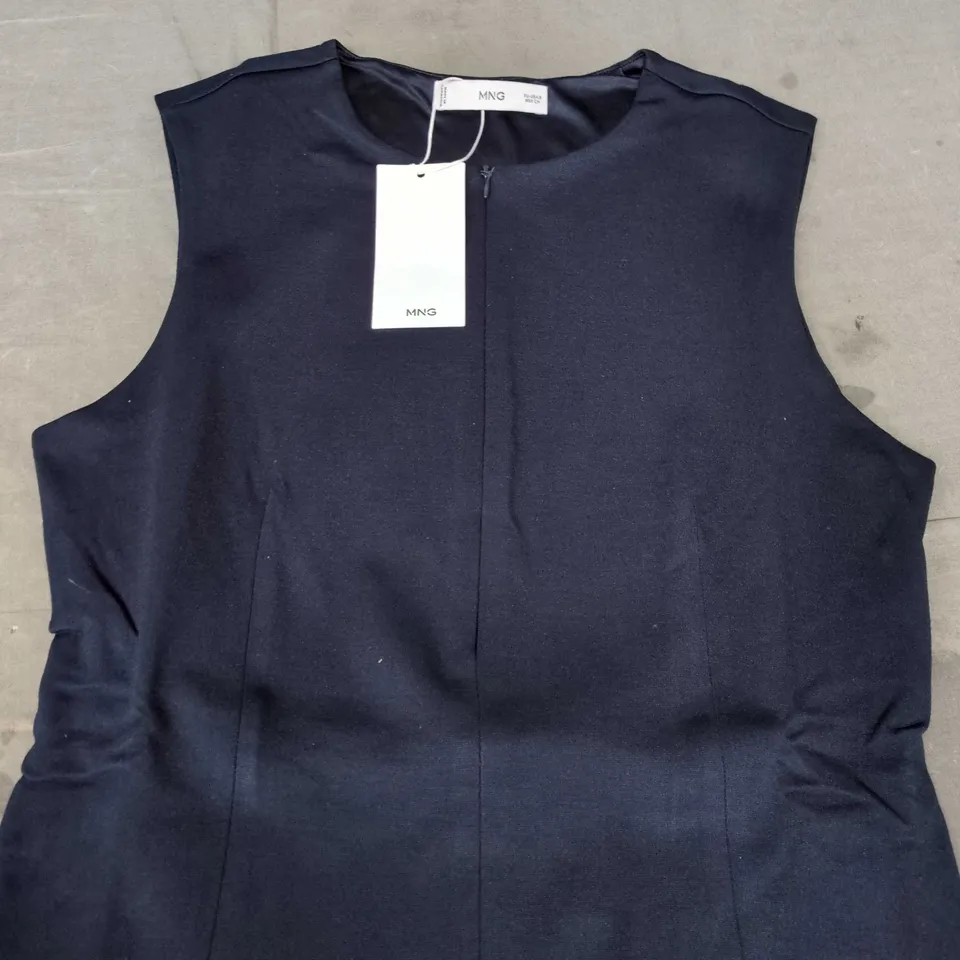 MNG NAVY SLEEVELESS DRESS – WOMEN'S, UK SIZE 8-10 (EU/US S)