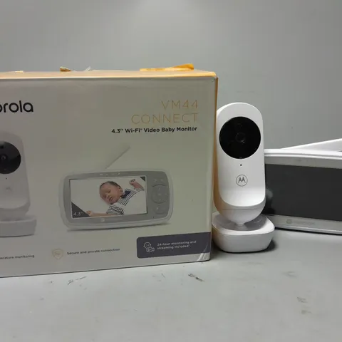 BOXED MOTOROLA VM44 CONNECT 4.3 WI-FI VIDEO BABY MONITOR