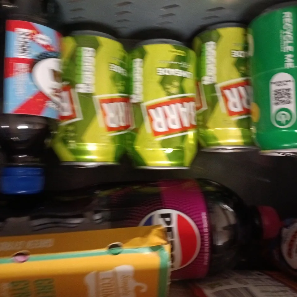 APPROXIMATELY 10 ASSORTED FOOD AND DRINK ITEMS TO INCLUDE TANGO AU VODKA, BLACK PUDDING, ETC