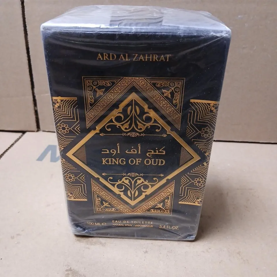 BOXED AND SEALED ARD AL ZAHRAT KING OF OUD EAU DE TOILETTE 100ML