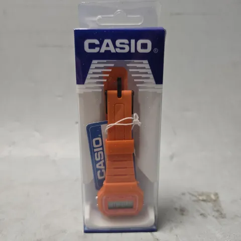 BOXED CASIO ORANGE DIGITAL WATCH