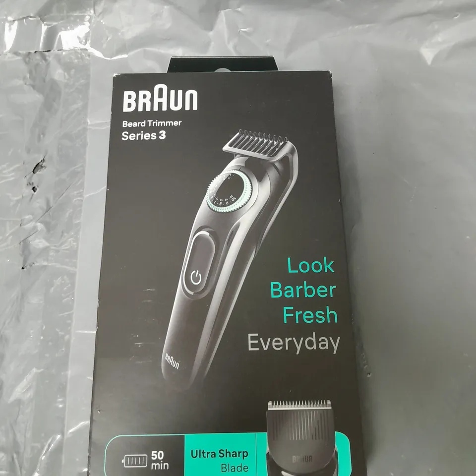 BRAUN SERIES 3 BEARD TRIMMER 