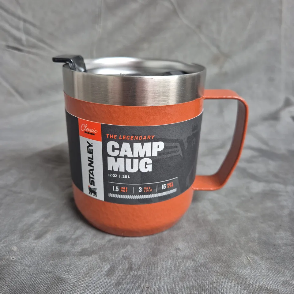 STANLEY CLASSIC THE LEGENDARY CAMP MUG IN RUST 350ML