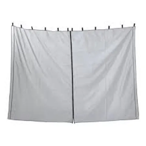 BOXED BILUS DAKOTA FIELDS GREY POLYCARBONNAT SIDE WALL FOR GAZEBO