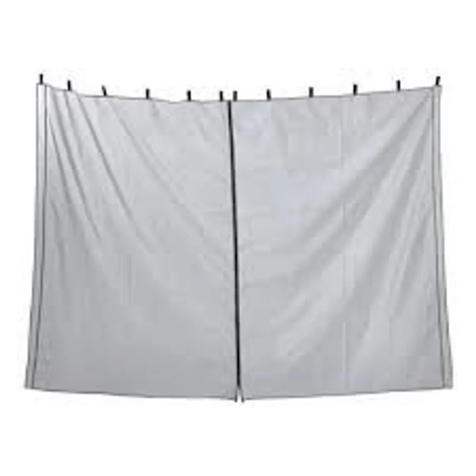 BOXED BILUS DAKOTA FIELDS GREY POLYCARBONNAT SIDE WALL FOR GAZEBO