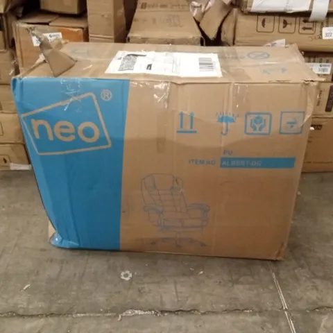 BOXED MASSAGE CHAIR IN DARK GREY (UNTESTED)