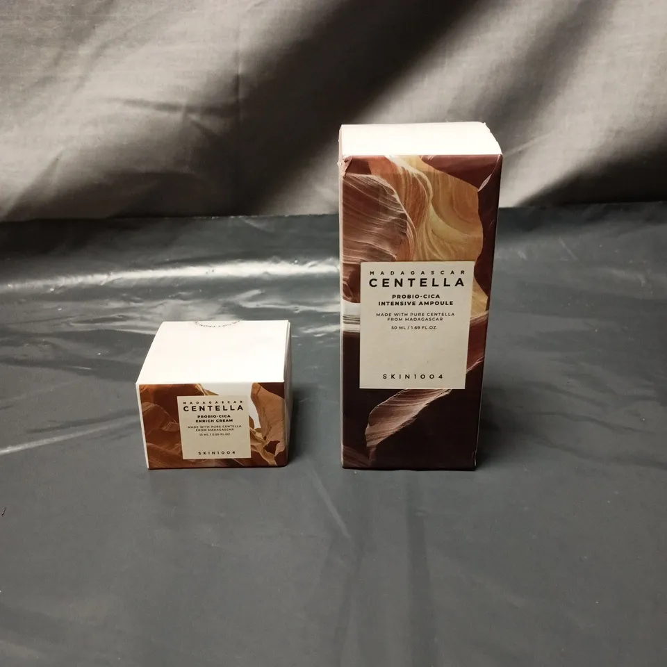 SKIN1004 MADAGASCAR CENTELLA PROBIO-CICA INTENSIVE AMPOULE & ENRICH CREAM. SEALED