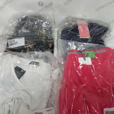 BOX OF APPROXIMATELY 10 ASSORTED ITEMS OF CLOTHING TO INCLUDE FINERY, MONSOON, KIM & CO., ETC