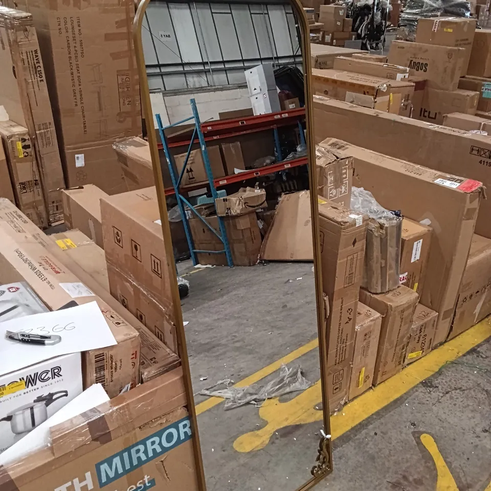 BOXED FULL LENGTH MIRROR - BROWN (1 BOX)