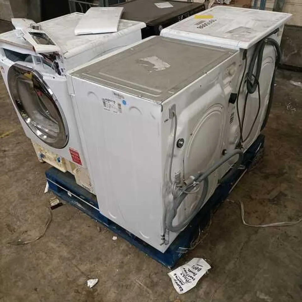 HOOVER H-WASH 500 FREE STANDING WASHER DRYER BLACK, HOOVER H-DRY 300 9KG CONDENSER TUMBLE DRYER WHITE AND CANDY SMART FREE STANDING WASHING MACHINE WHITE - UNPROCESSED RAW RETURNS