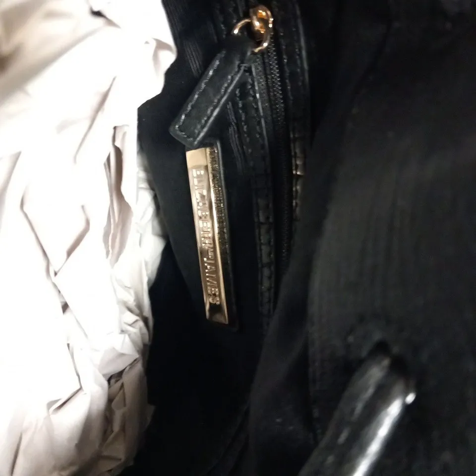 ELIZABETH AND JAMES BLACK LEATHER BAG