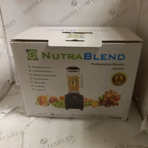 BOXED NUTRABLEND NB15001 PROFESSIONAL BLENDER - RED