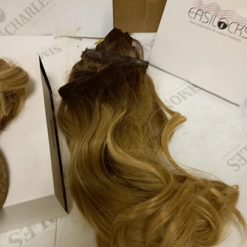 EASILOCKS SET OF SCRUNCHIES AND EXTENSIONS - VANILLA BALAYAGE