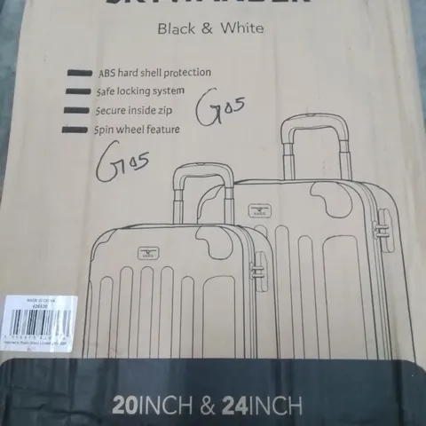 BOXED LUGG 2PCS SET BLACK AND WHITE 