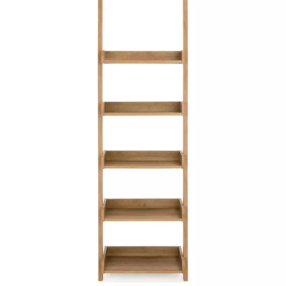 BOXED REBEL LADDER SHELF - OAK (1 BOX)