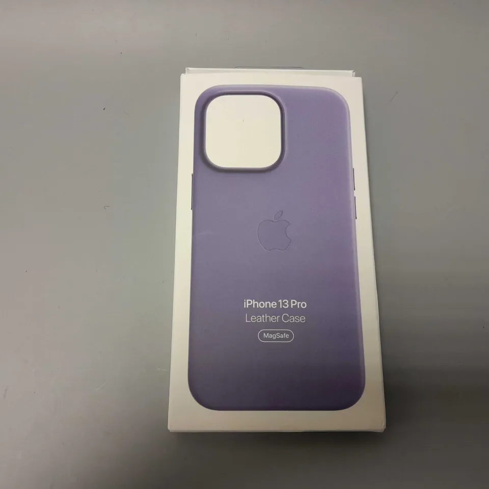BOXED IPHONE 13 PRO LEATHER CASE - WISTERIA - MAGSAFE