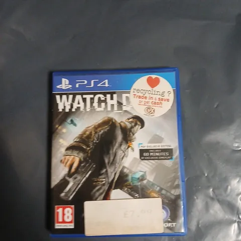 WATCH DOGS (PS4) – PLAYSTATION 4 