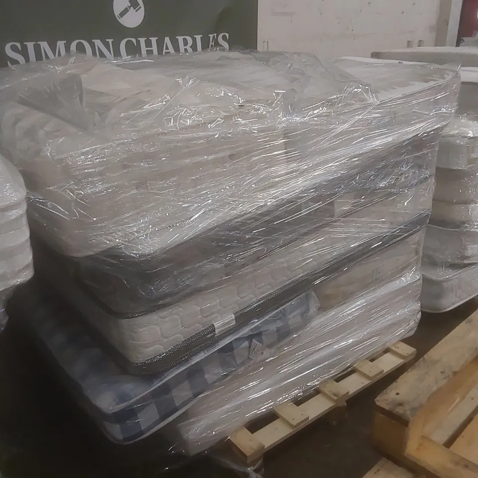 APPROX 8 X ASSORTED BAGGED AND UNBAGGED MATTRESSES. SIZES, BRANDS AND CONDITIONS VARY