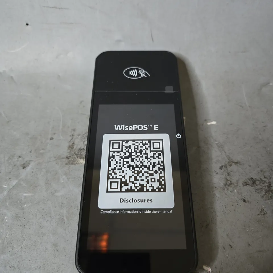 BOXED WISEPOS E CARD MACHINE 