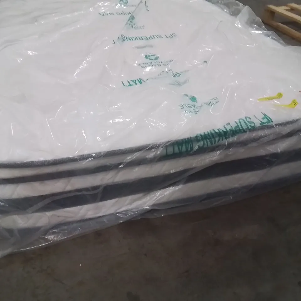 QUALITY BAGGED WALFORD GEL COOLING MEMORY FOAM HYBRID DOUBLE MATTRESS 