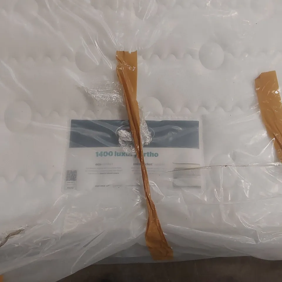 QUALITY BAGGED SILENTNIGHT 1400 LUXURY ORTHO 4'6 DOUBLE MATTRESS