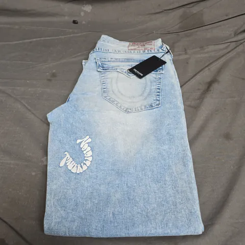 TRUE RELIGION BOBBY PUFF PRINT PANTS - SIZE W33