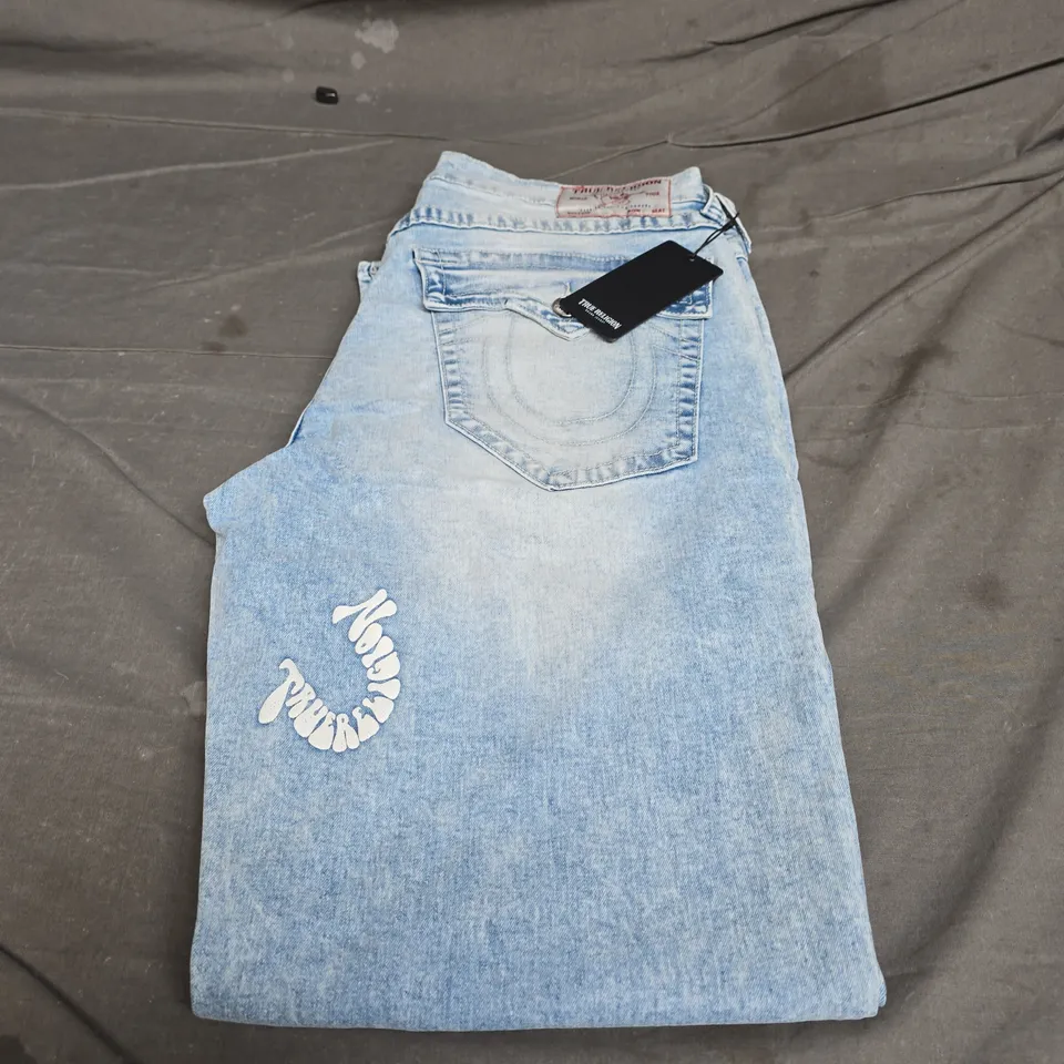TRUE RELIGION BOBBY PUFF PRINT PANTS - SIZE W33