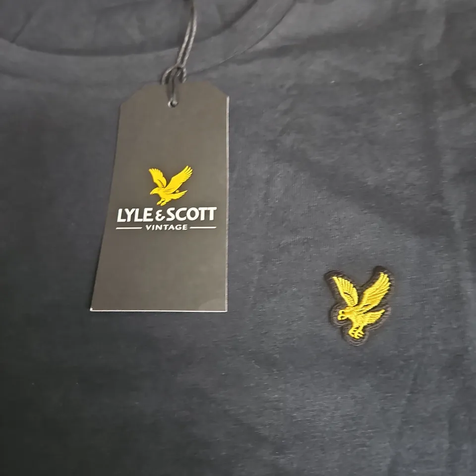 Lyle & Scott Vintage Plain T-Shirt – Dark Navy, 3XL
