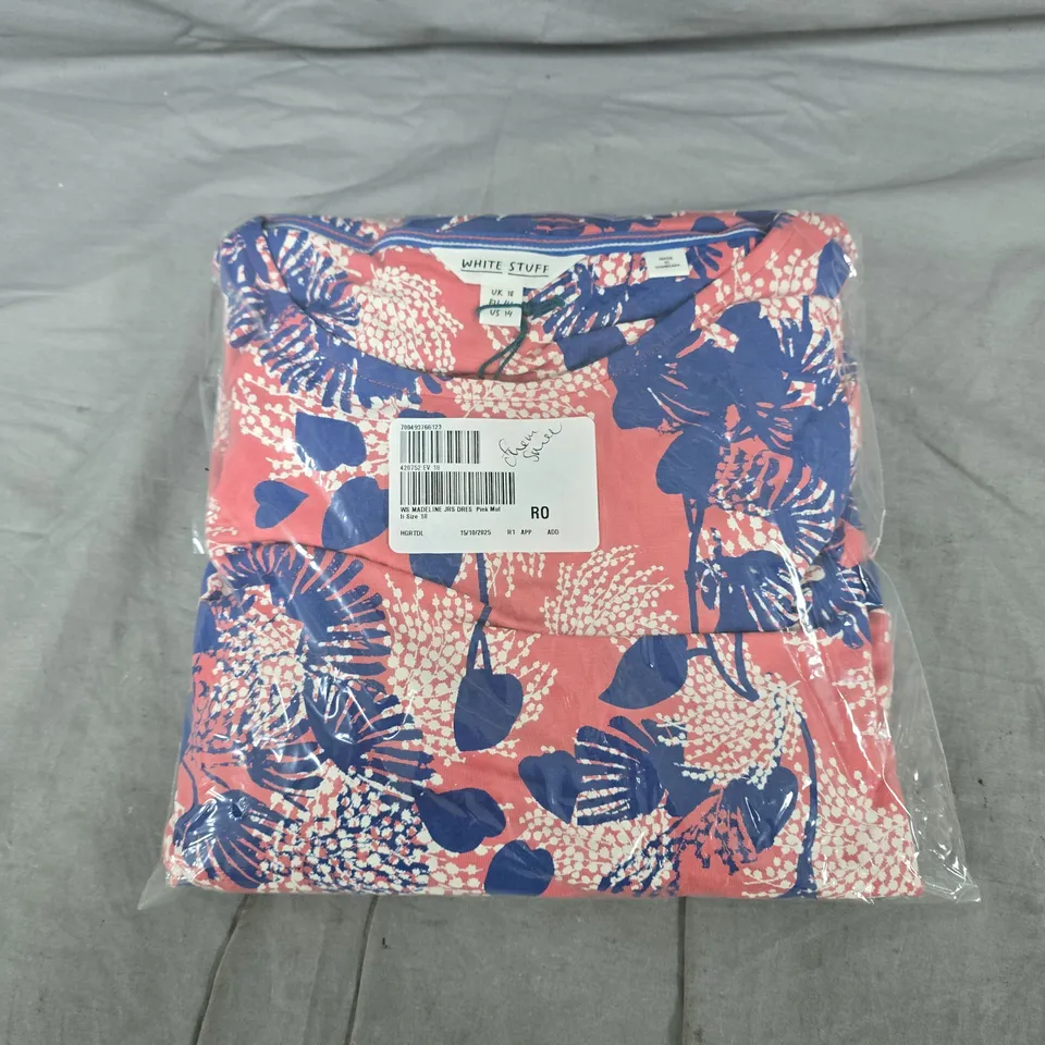 WHITE STUFF MADELINE JERSEY DRESS - 18