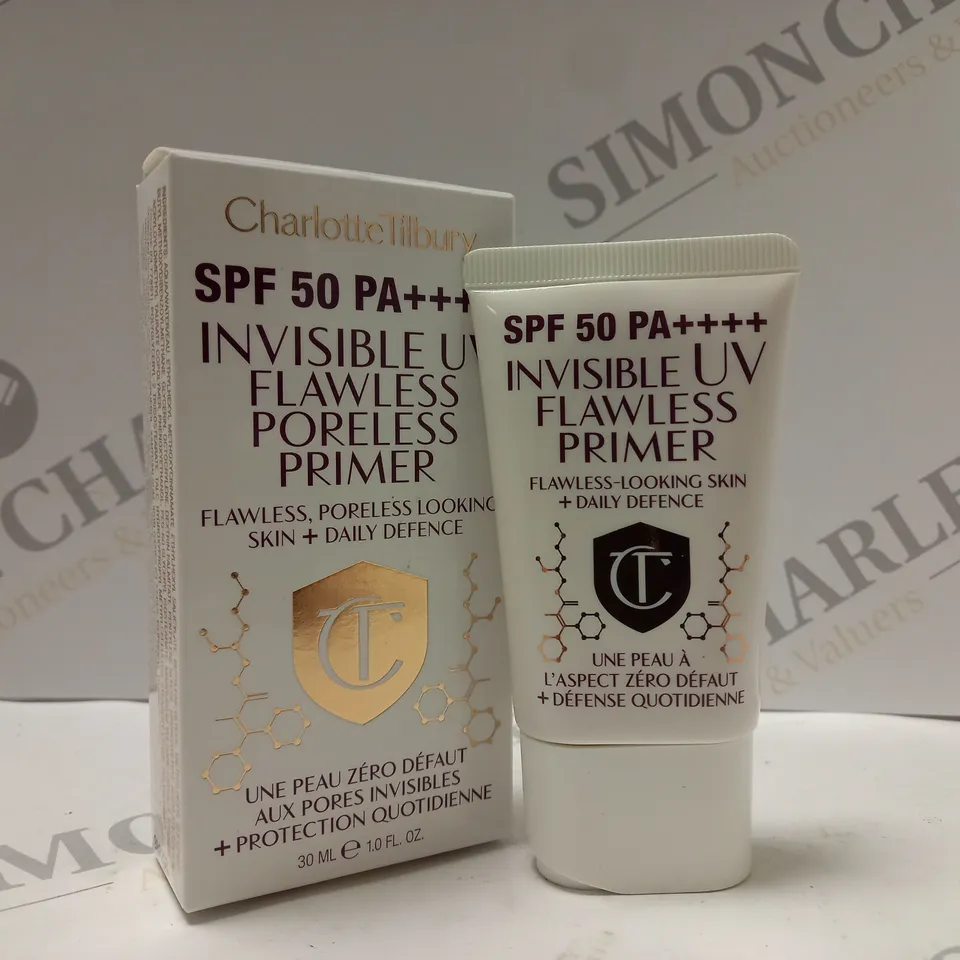 CHARLOTTE TILBURY INVISIBLE UV FLAWLESS PORELESS PRIMER 30ML