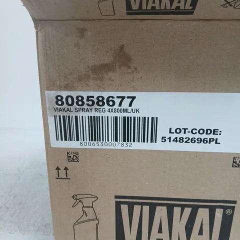 VIAKAL SPRAY REG 4X800ML UK – CLEANING SPRAY PACK