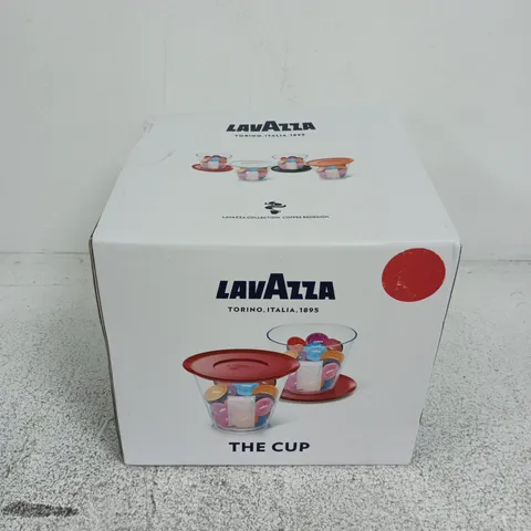 BOXED LAVAZZA THE CUP RED