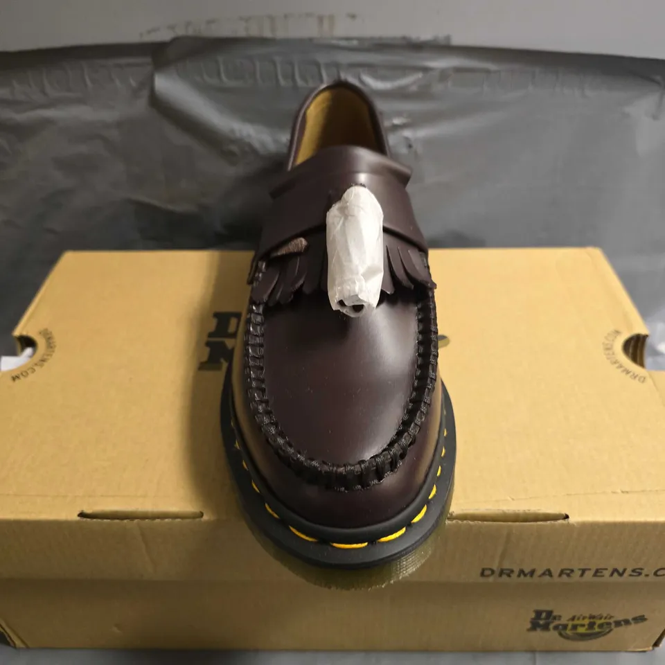 BOXED PAIR OF DR MARTENS ADRIAN YS SHOES - UK SIZE 4