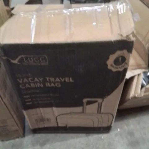 BOXED LUGG 15INCH VACAY TRAVEL CABIN BAG SHADOW