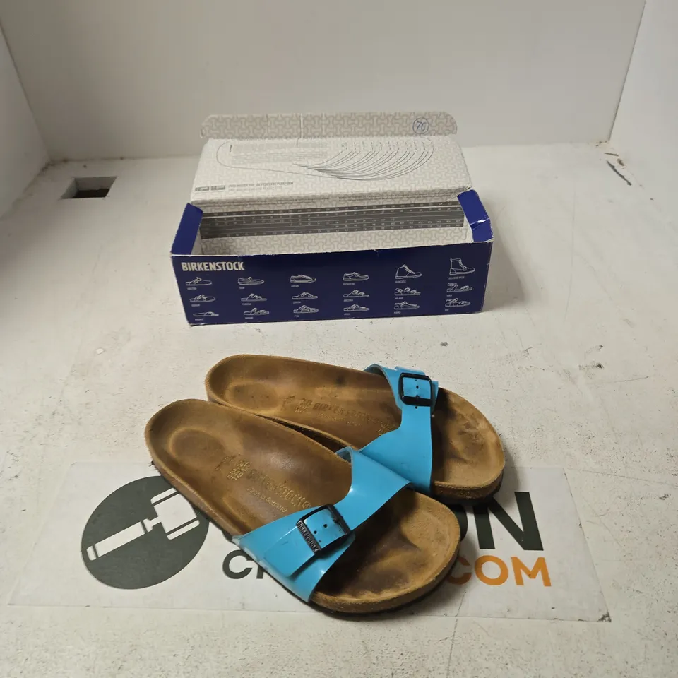 BIRKENSTOCK MADRID SANDALS – WOMEN’S, BLUE, UK 5 (EU 38)