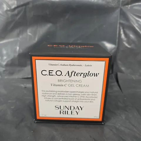 SUNDAY RILEY CEO AFTERGLOW BRIGHTENING VITAMIN C GEL CREAM 50G