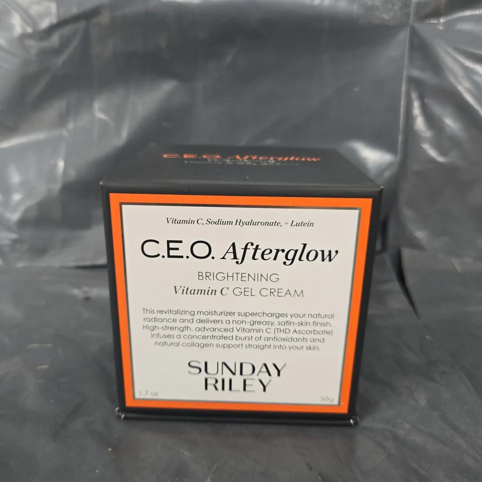 SUNDAY RILEY CEO AFTERGLOW BRIGHTENING VITAMIN C GEL CREAM 50G
