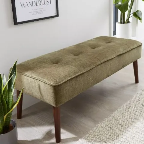 NEW ORLEANS BENCH OLIVE - COLLECTION ONLY