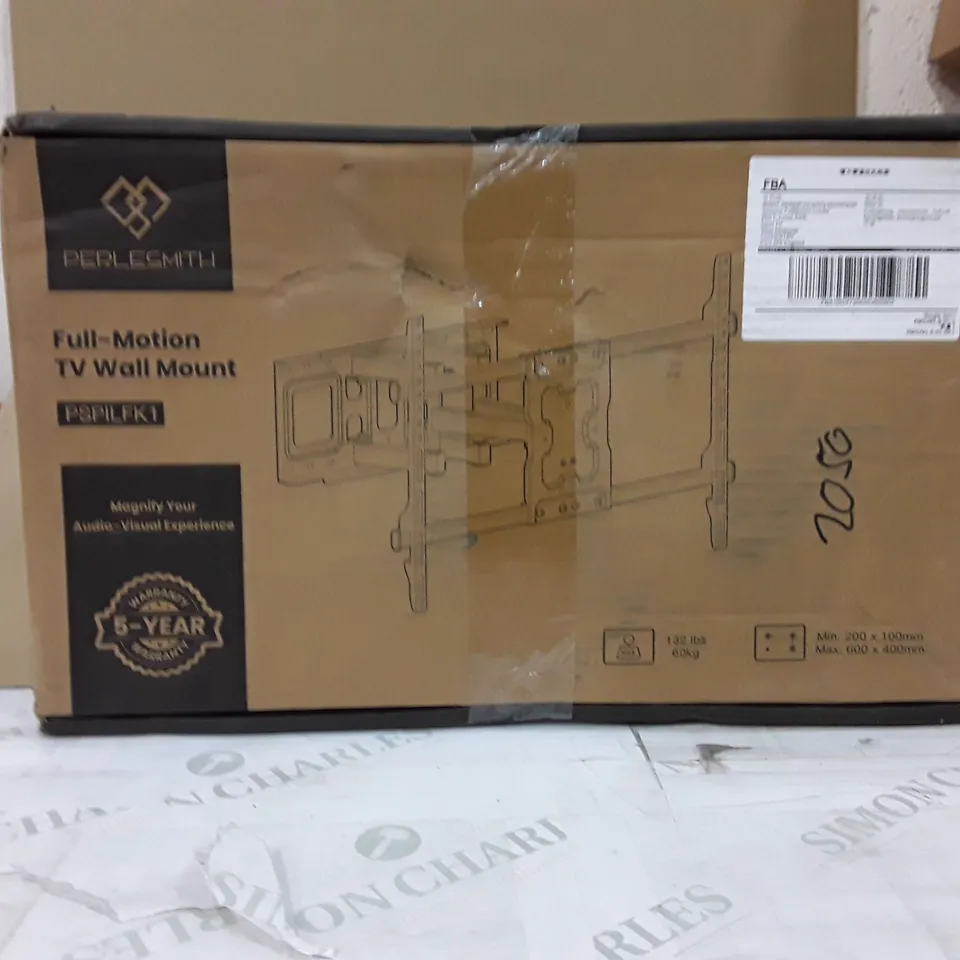 BOXED PERELSMITH FULL MOTION TV WALL MOUNT 