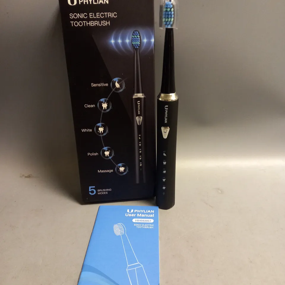 U PHYLIAN SONIC ELECTRIC TOOTHBRUSH HH06007