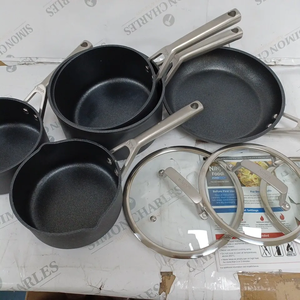 BOXED NINJA FOODI ZEROSTICK PAN SET
