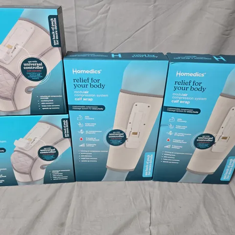 HOMEDICS RELIEF FOR YOUR BODY MODULAR COMPRESSION SYSTEM CALF WRAPS & KNEE WRAPS – BOXED 
