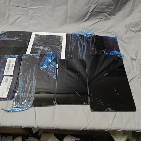 TEN ASSORTED DAMAGED TABLETS